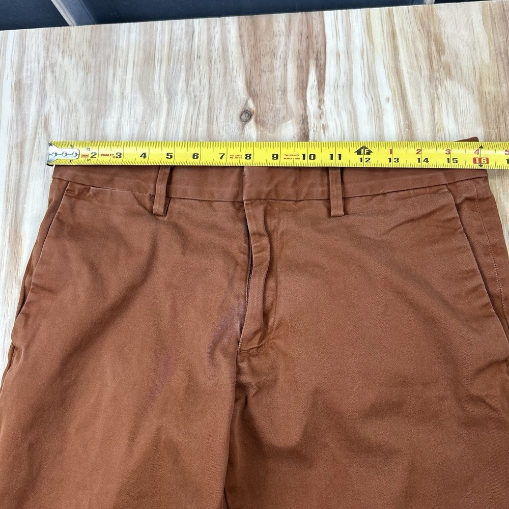 Banana Republic Men FITS 32x29 Orange Aiden Slim Fit Rapid Movement Chino Pants - Picture 7 of 10